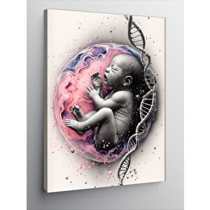 Kanvas Tablo Rahimdeki Bebek 70x100 cm