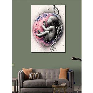 Kanvas Tablo Rahimdeki Bebek 70x100 cm