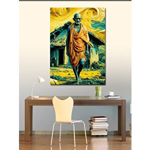 Kanvas Tablo Mahatma Gandi 100x140 cm