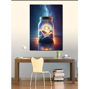 Kanvas Tablo Gökyüzü Kavanozu 70x100 cm