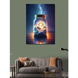 Kanvas Tablo Gökyüzü Kavanozu 70x100 cm
