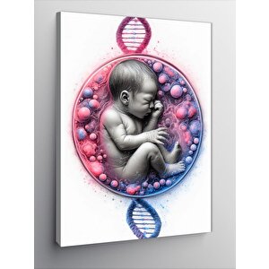 Kanvas Tablo Rahimdeki Bebek 70x100 cm