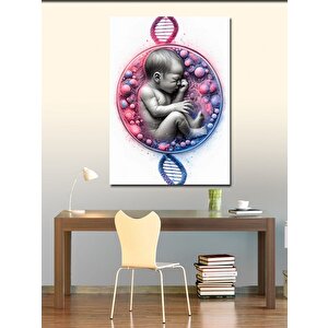 Kanvas Tablo Rahimdeki Bebek 70x100 cm
