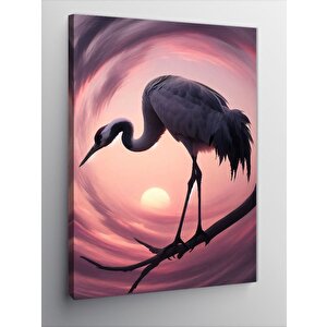 Kanvas Tablo Gölgedeki Turna 50x70 cm