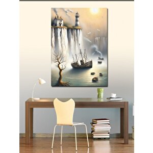 Kanvas Tablo Fırtınalı Şelale 100x140 cm