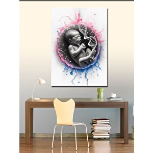 Kanvas Tablo Rahimdeki Bebek 50x70 cm
