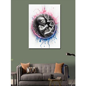 Kanvas Tablo Rahimdeki Bebek 50x70 cm
