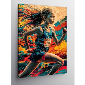 Kanvas Tablo Maraton 70x100 cm