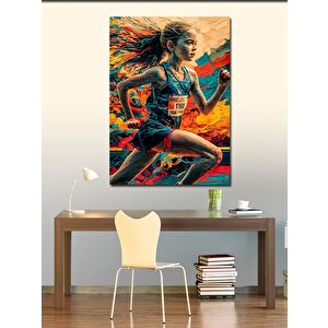 Kanvas Tablo Maraton 70x100 cm