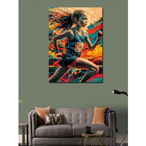 Kanvas Tablo Maraton 70x100 cm