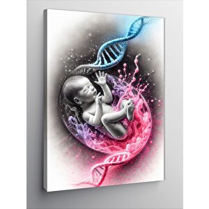 Kanvas Tablo Rahimdeki Bebek 70x100 cm
