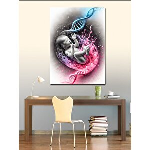 Kanvas Tablo Rahimdeki Bebek 70x100 cm