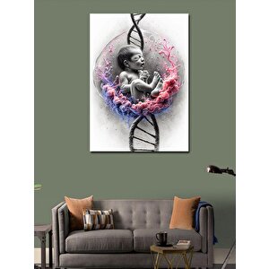Kanvas Tablo Rahimdeki Bebek 50x70 cm