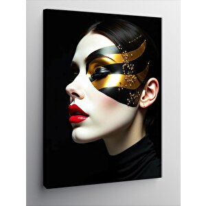 Kanvas Tablo Gizemli Maske 100x140 cm