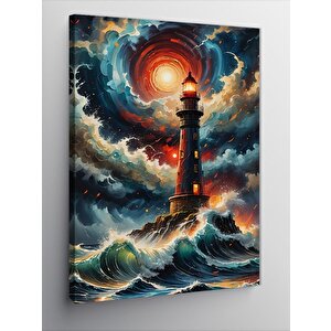 Kanvas Tablo Fırtına Feneri 50x70 cm