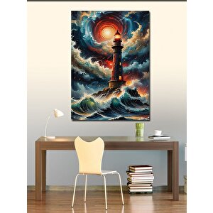 Kanvas Tablo Fırtına Feneri 50x70 cm