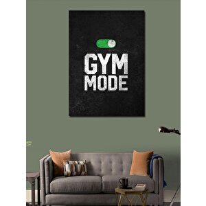Kanvas Tablo Gym Fitness Temalı 70x100 cm
