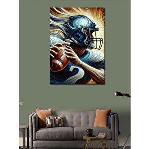 Kanvas Tablo Fırtınalı Futbolcu 50x70 cm
