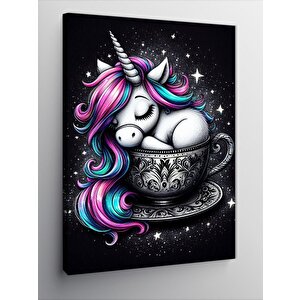 Kanvas Tablo Fincandaki Yavru Midilli 50x70 cm