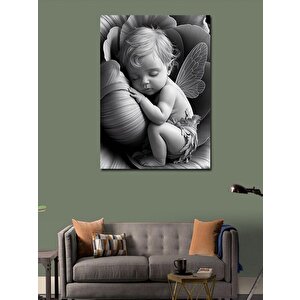 Kanvas Tablo Uyuyan Bebek 70x100 cm