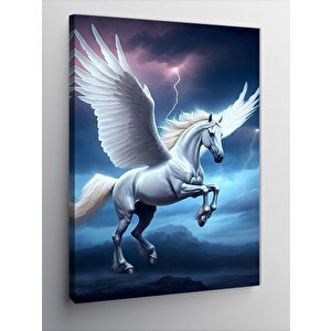 Kanvas Tablo Beyaz Pegasus 50x70 cm