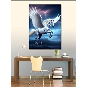 Kanvas Tablo Beyaz Pegasus 50x70 cm