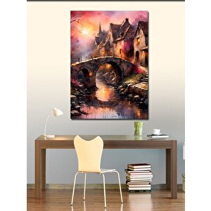 Kanvas Tablo Masal Köyü 70x100 cm