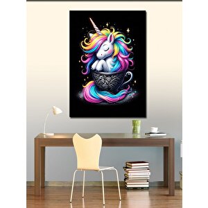 Kanvas Tablo Fincandaki Unicorn 50x70 cm