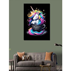 Kanvas Tablo Fincandaki Unicorn 50x70 cm