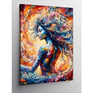 Kanvas Tablo Soyut Kadın  Figürü 70x100 cm