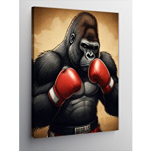 Kanvas Tablo Boksör Gorilla 100x140 cm
