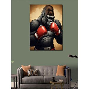 Kanvas Tablo Boksör Gorilla 100x140 cm
