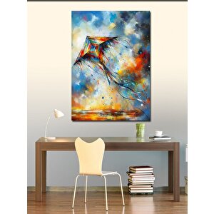 Kanvas Tablo Renkli Uçurtma 70x100 cm