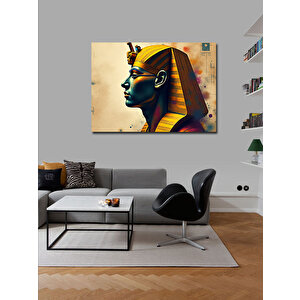 Kanvas Tablo Altın Firavun Portresi 70x100 cm