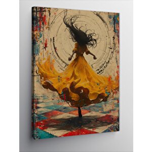 Kanvas Tablo Dansçı Figür 70x100 cm