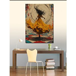 Kanvas Tablo Dansçı Figür 70x100 cm