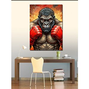 Kanvas Tablo Boksör Goril 70x100 cm