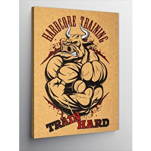 Kanvas Tablo Fitness Gym Temalı 50x70 cm
