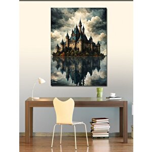 Kanvas Tablo Göldeki Şato 70x100 cm
