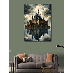 Kanvas Tablo Göldeki Şato 70x100 cm
