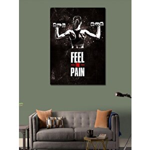 Kanvas Tablo Fitness Gym Temalı Kadın 100x140 cm