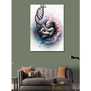 Kanvas Tablo Rahimdeki Bebek 70x100 cm