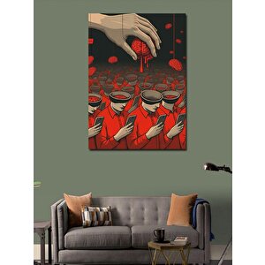 Kanvas Tablo Beyin Yıkama 70x100 cm