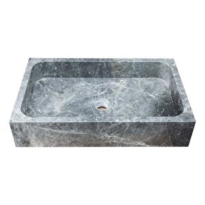 Sirius Silver Honlu Dikdörtgen Mermer Lavabo Ntrvs194