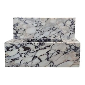 Calacatta Viola Honlu Duvara Montaj Fitilli Mermer Lavabo Cvrhfhs1632