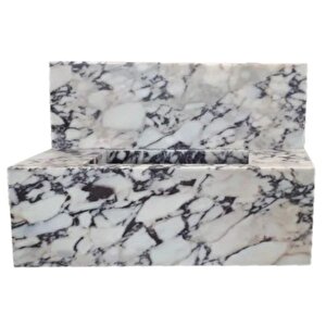Calacatta Viola Honlu Duvara Montaj Fitilli Mermer Lavabo Cvrhfhs1632