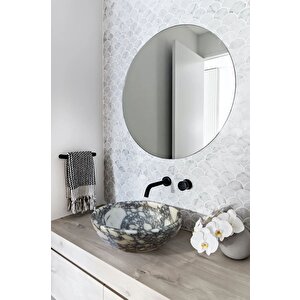 Calacatta Viola Cilalı Mermer Çanak Lavabo Ntrvs224