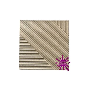 Dekoratif Ahşap Boyanabilir Ham Mdf Duvar Paneli Modern Hazeran Model Ofis Salon 1 Adet 50cm X 50cm