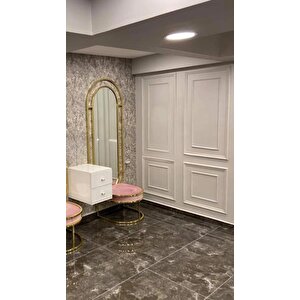 Dekoratif Boyanabilir 1 Adet 2cm X 240cm  Eğimli Polistren Duvar Çıtası Ev Salon Koridor Çıtalama