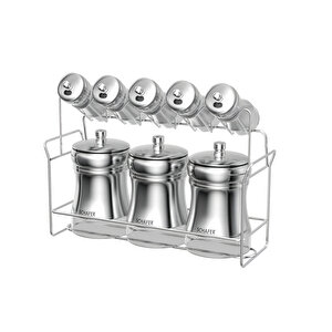Retro Baharat Takımı 9 Parça-Inox